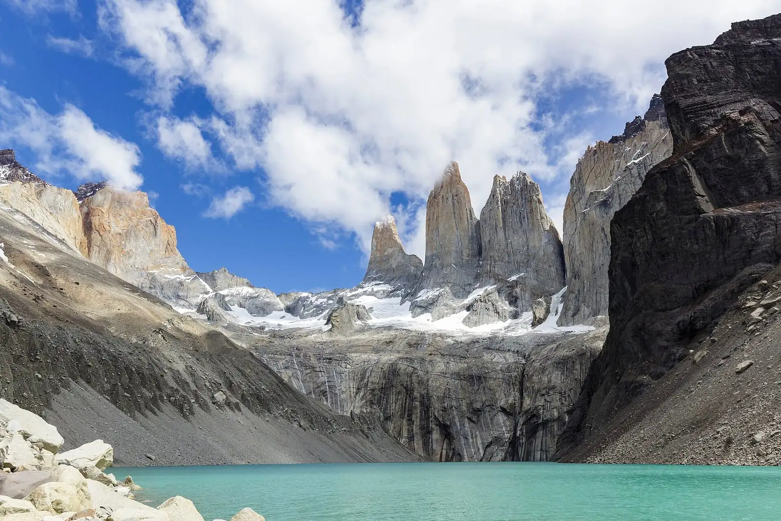 As torres do Parque Nacional Torres del Paine